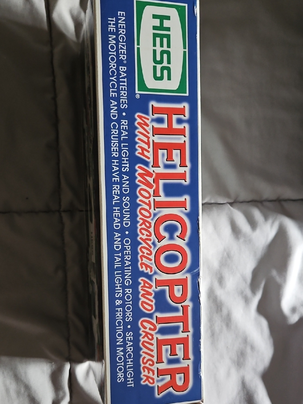 HESS  Helicopter with Motorcycle and Cruiser Toy